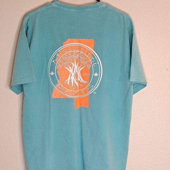 Comfort Colors Mississippi roots short sleeve shirt size large - Picture 4 of 5
